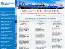 Tablet Screenshot of bootstankstelle-berlin.de